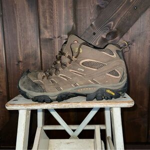 Merrell Men's Moab 2 Mid Gore Tex Hiking Boot J06063 Earth Size 13